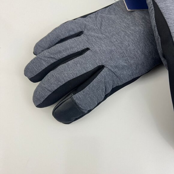 Isotoner Men's Sleekheat SmartDri Gloves Black Heather Size S/M Touchscreen Tech - Picture 3 of 6